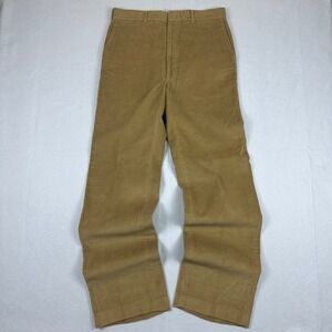 Vintage Haggar Tan Corduroy Pants Made in USA Straight Leg Size 31x32